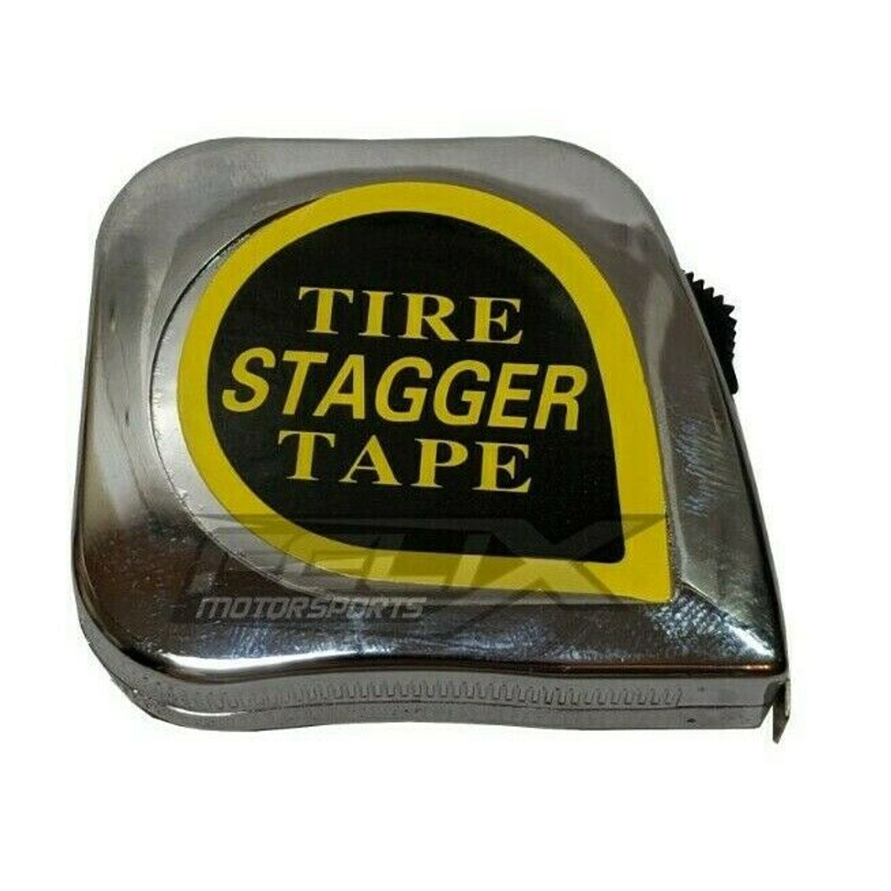 (3 Pack) 10' Racing Tire Stagger Tape Measure Magnetic Back Chrome Plated Race