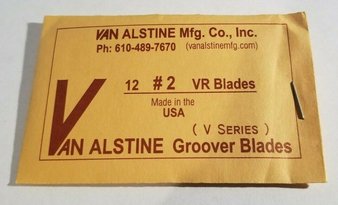 Van Alstine Round Bottom Tire Groover Blades 12 Pack Grooving VR #2 2/32"