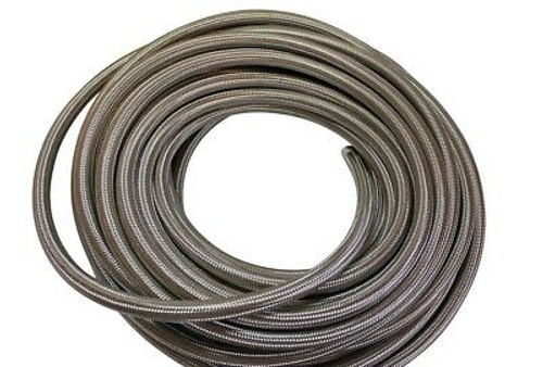-10 AN Braided Stainless Steel Fuel Line Hose 1500 PSI CPE Rubber AN10 10AN 5/8