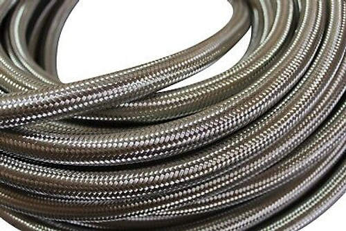 -10 AN Braided Stainless Steel Fuel Line Hose 1500 PSI CPE Rubber AN10 10AN 5/8