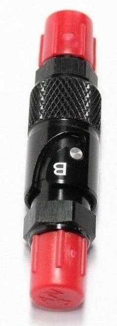 Aluminum Sprint Car Brake Line Quick Disconnect Fitting -3 AN Ends 3AN AN3 QD