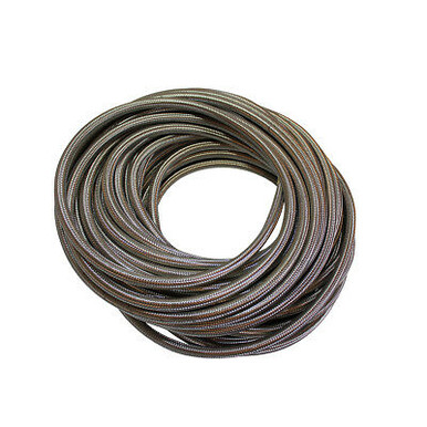 -8 AN Stainless Steel Braided Fuel Line Hose Oil Per Foot Feet AN8