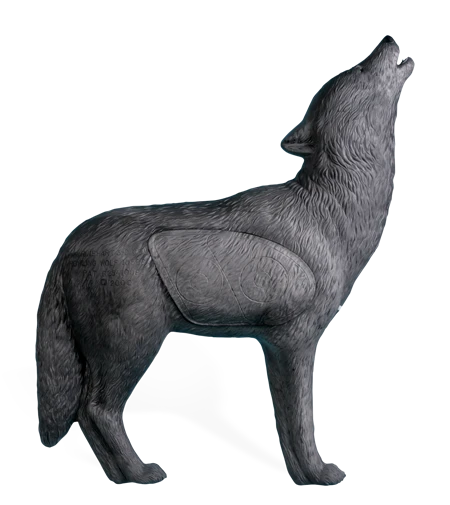 Grauer Heuler Wolf