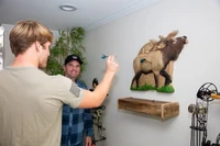 Velociraptor Game Room Dartboard