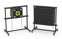 30" Rolling Wall & Cube Target Stand