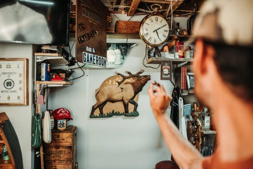 Velociraptor Game Room Dartboard