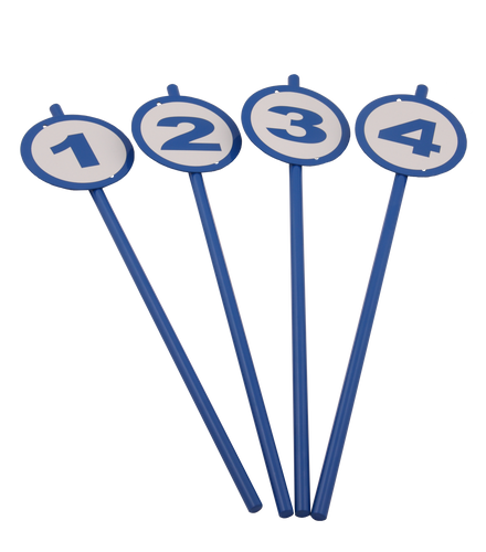 Target Number Stake Set