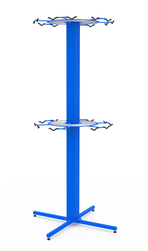 24 Bow Tower Booth Rack 24 Bow Tower Booth Rack