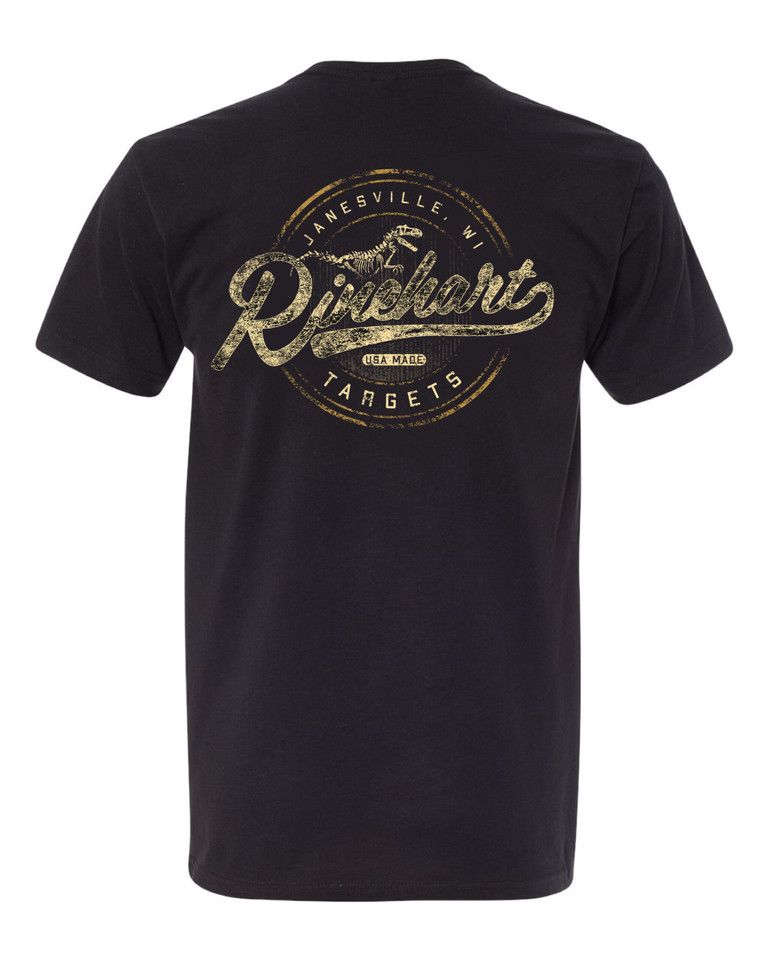 T-Shirt- Fossil on Black Back