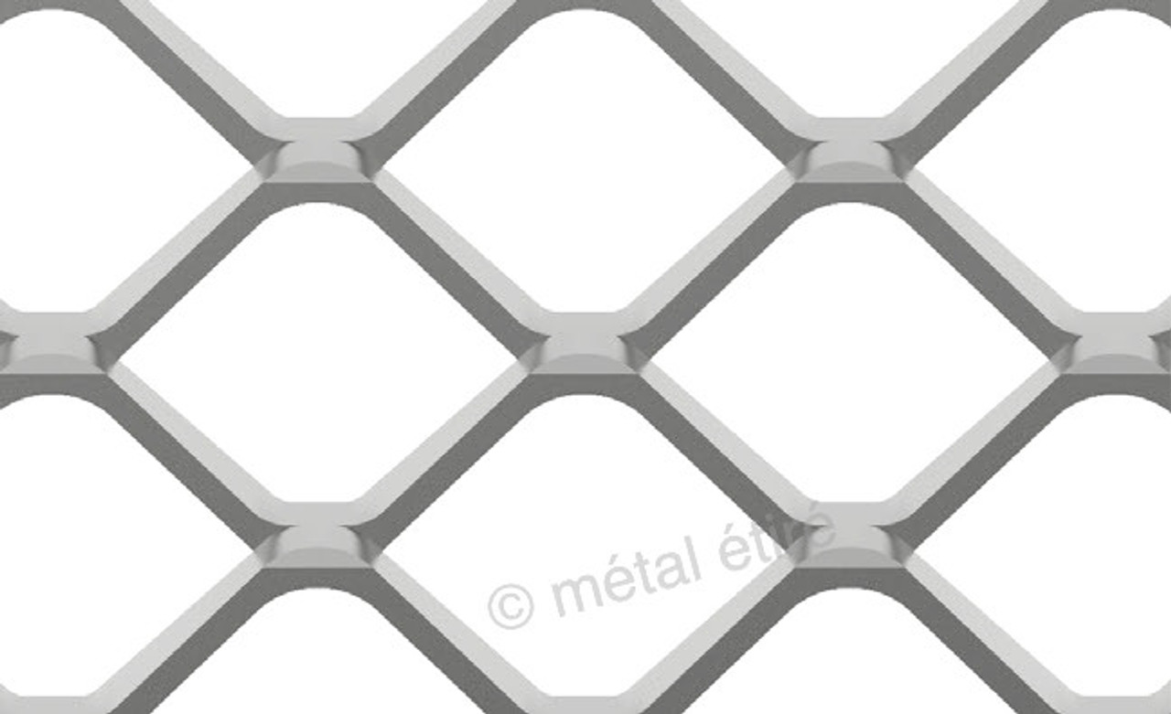 Matériaux - Métal déployé inox - Page 1 - GRILLE METAL DEPLOYE