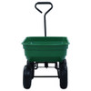 Garden Tipping Hand Cart 300 kg 75L Green