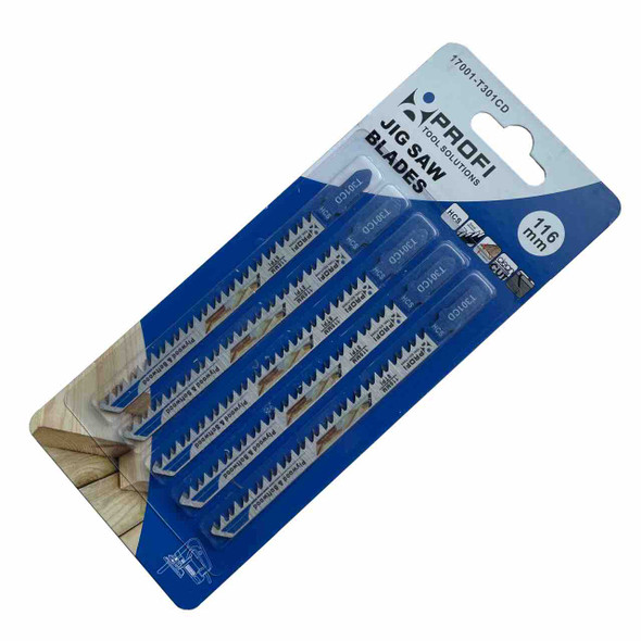 Jigsaw Blades For Bosch PST 700 E 5 Pack Straight/Curve/Metal Cut