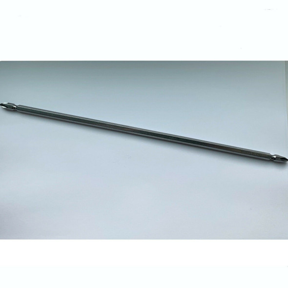 30cm Screwdriver Bit PH2 Phillips 1/4 Hex Long Reach Magnetic 30cm Screwdriver Bit PH2 Phillips 1/4 Hex Long Reach Magnetic