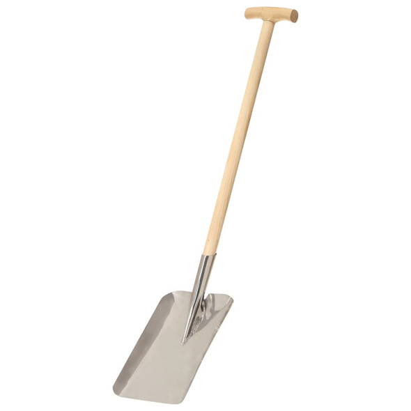 Garden Shovel T Grip Stainless Steel and Ashwood