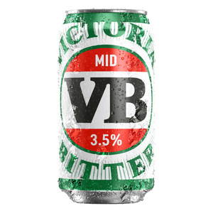 Victoria Bitter 3.5% 375mL Cans 30 Pack
