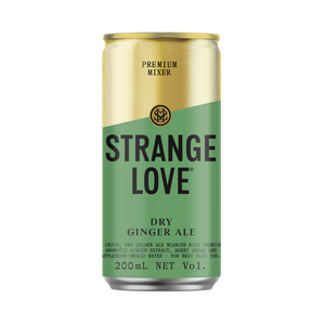 StrangeLove Dry Ginger Ale 200mL Cans 24 Pack