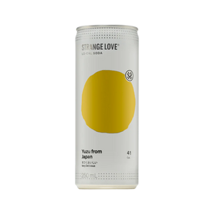 StrangeLove Yuzu Lo-Cal Soda 250mL Cans 24 Pack