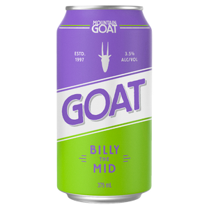 Mountain Goat Billy The Mid 375mL Cans 24 Pack