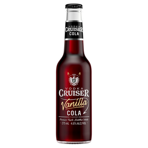 Vodka Cruiser Vanilla Cola 275mL Bottles 24 Pack