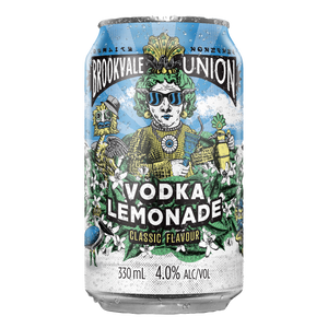 Brookvale Union Vodka Lemonade 330mL Cans 24 Pack Brookvale Union Vodka Lemonade 330mL Cans 24 Pack