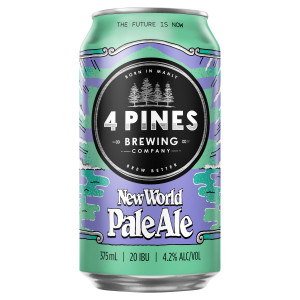 4 Pines New World Pale Ale 375mL Cans 18 Pack 4 Pines New World Pale Ale 375mL Cans 18 Pack