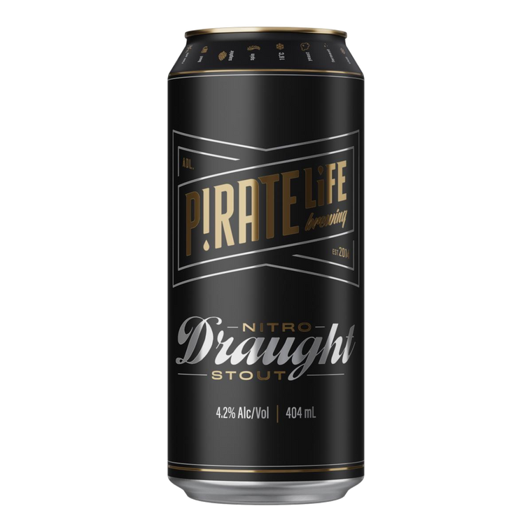 Pirate Life Nitro Stout 4.2% 404mL Cans 16 Pack