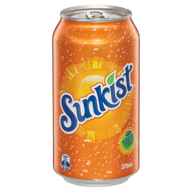 Sunkist Orange 375mL Cans 30 Pack