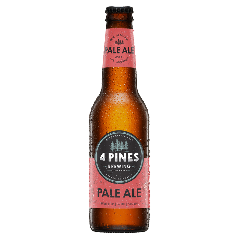 4 Pines Pale Ale 330mL Bottles 24 Pack
