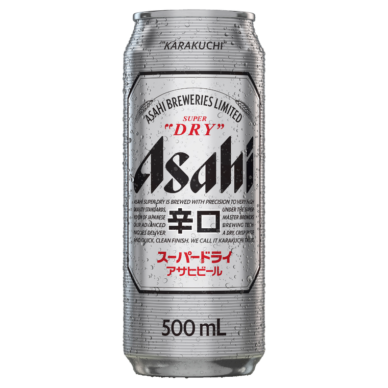 Asahi Super Dry 500mL Cans 24 Pack