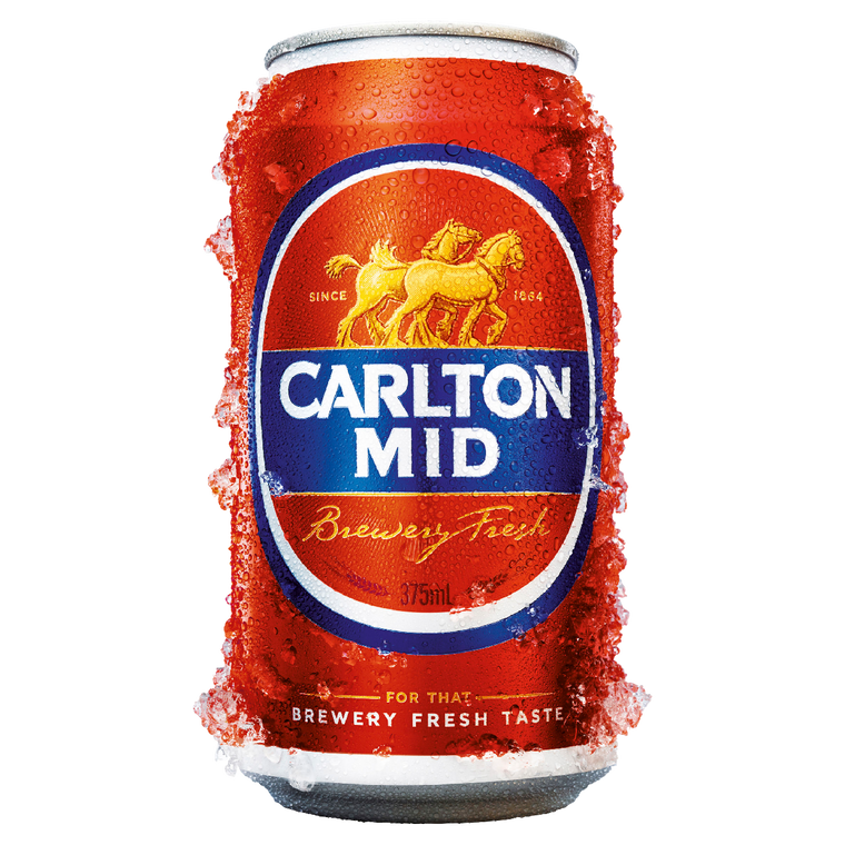 Carlton Mid 375mL Cans 30 Pack