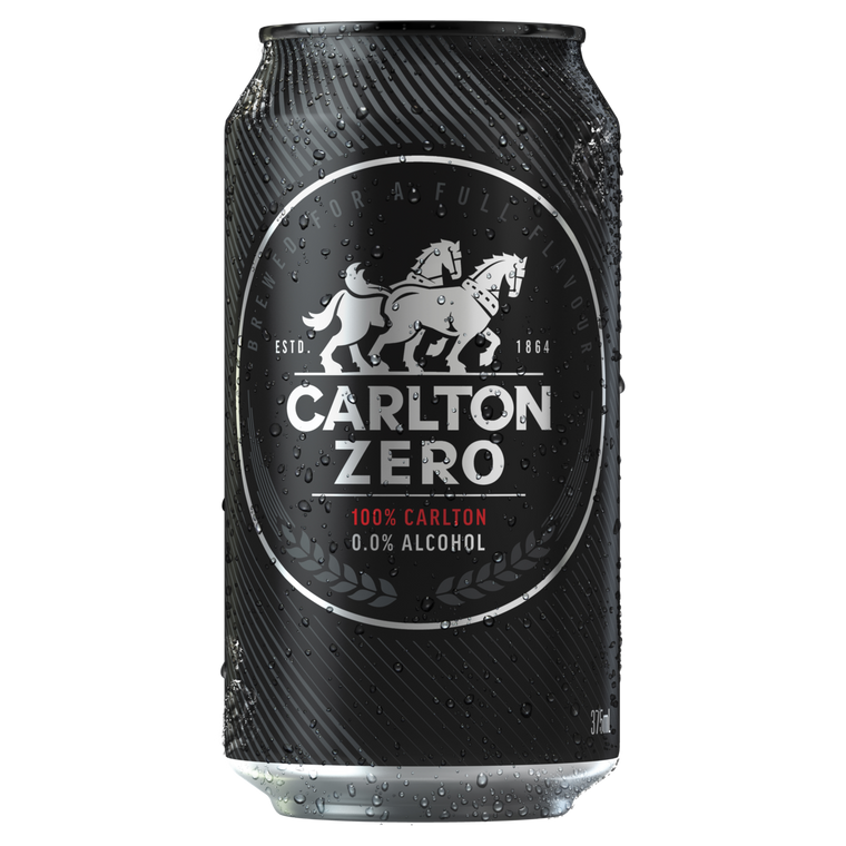Carlton Zero 375mL Cans 24 Pack