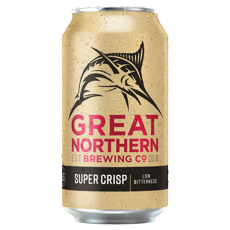 Great Northern Super Crisp Lager 375mL Cans 30 Pack