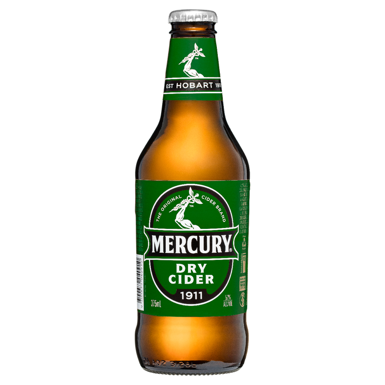 Mercury Dry Cider 375mL Bottles 24 Pack