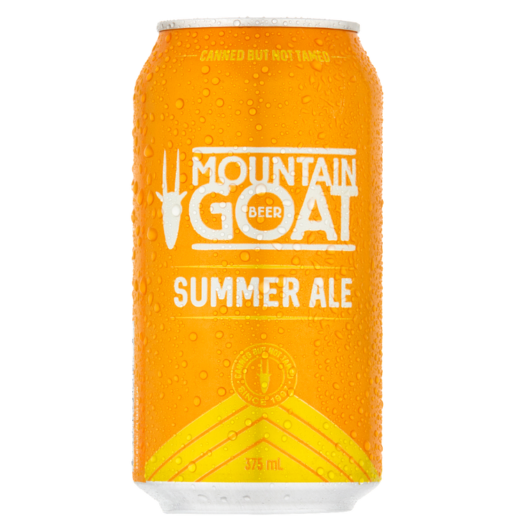 Mountain Goat Summer Ale 375mL Cans 24 Pack