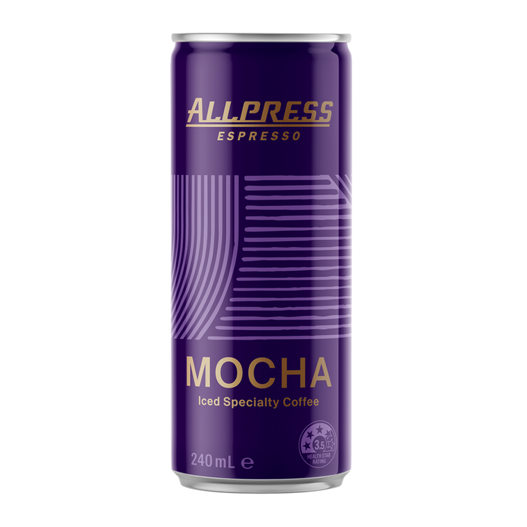 AllPress Espresso Iced Mocha 24mL Cans 12 Pack