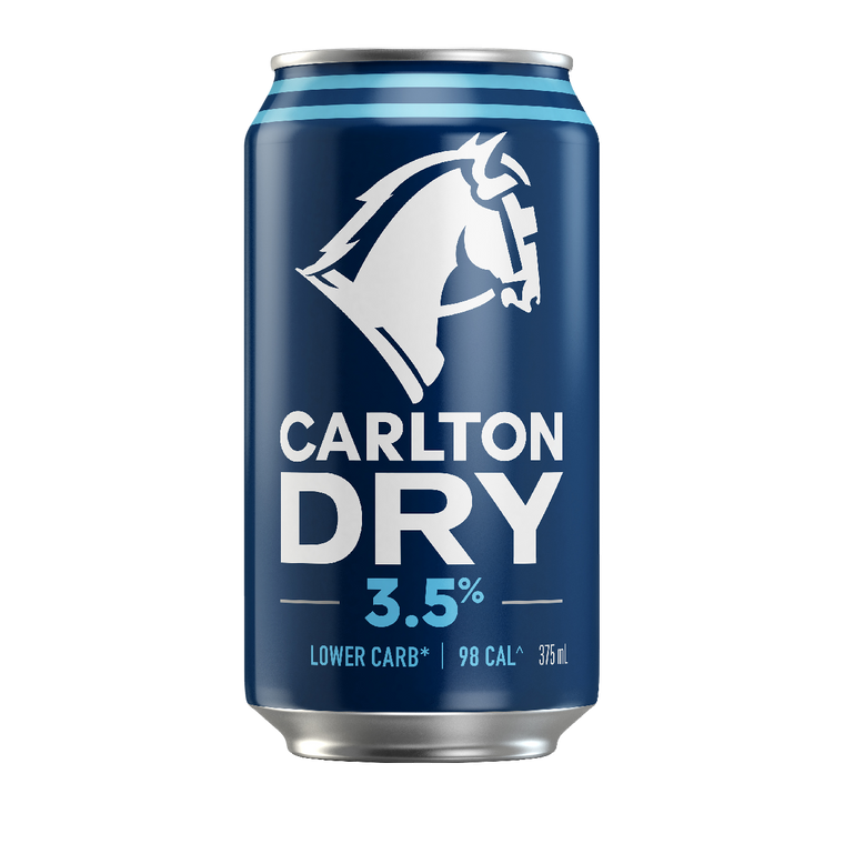 Carlton Dry Mid 3.5% 375mL Cans 30 Pack