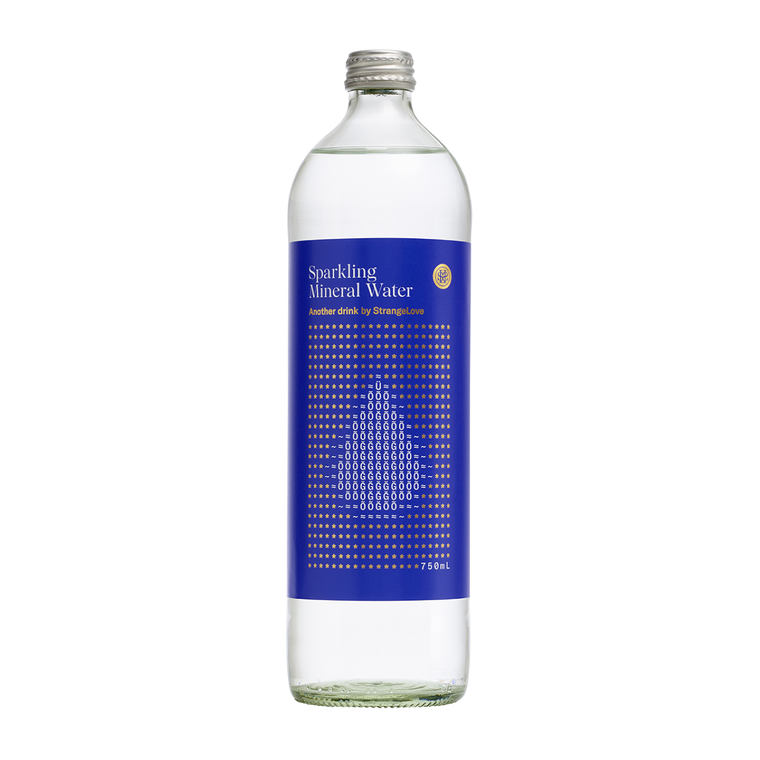 StrangeLove Sparkling Mineral Water 750mL Bottles 12 Pack