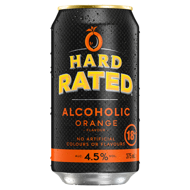 Hard Rated Orange 4.5% 375mL Cans 30 Pack 