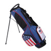 Prosimmon Golf DRK 7" Lightweight Golf Stand Bag with Dual Straps - USA Flag