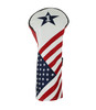 Ram Golf USA Stars and Stripes PU Leather Headcover Set - Driver, #3 Wood, #5 Wood