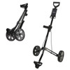 Caddymatic Golf Lite Trac 2 Wheel Folding Golf Cart Black