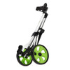 Caddymatic Golf Lite Trac 2 Wheel Folding Golf Cart White/Green