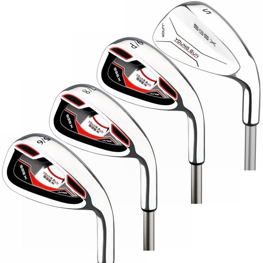 Young Gun SGS X Junior Kids Golf Right Hand Irons Wedges Age: 9-11