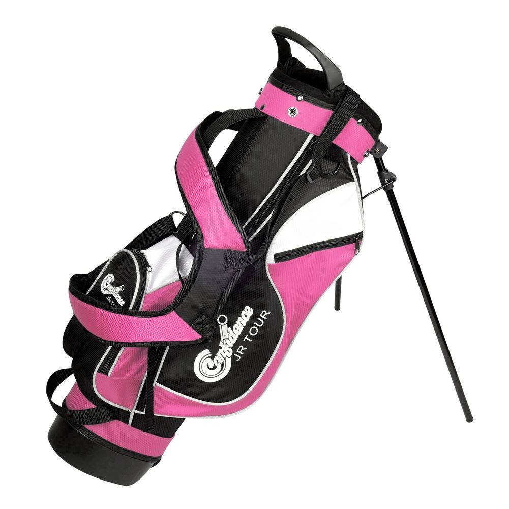 Confidence Golf Junior Golf Clubs Set Pink, Girls Ages 47, Right