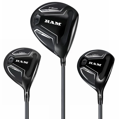 Ram Golf FX1000 Driver and Wood Set,Men's Right Hand, Headcover Included - Image 0