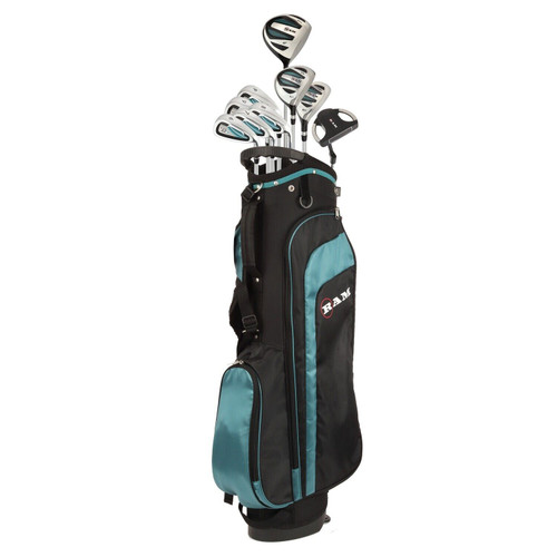 Ram Golf EZ3 Mens Golf Clubs Set with Stand Bag - Graphite/Steel