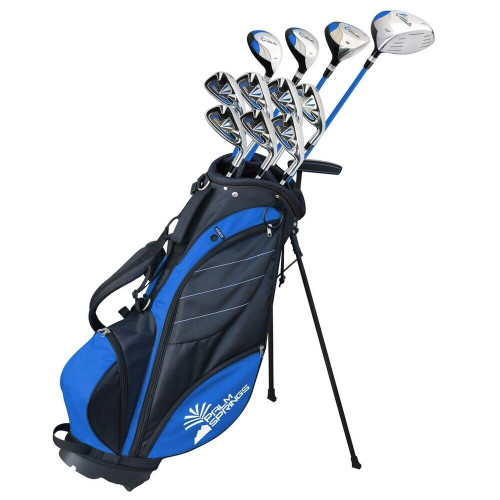 Palm Springs Golf VISA V2 MENS GRAPHITE/STEEL Club Set & Stand Bag - Image 0