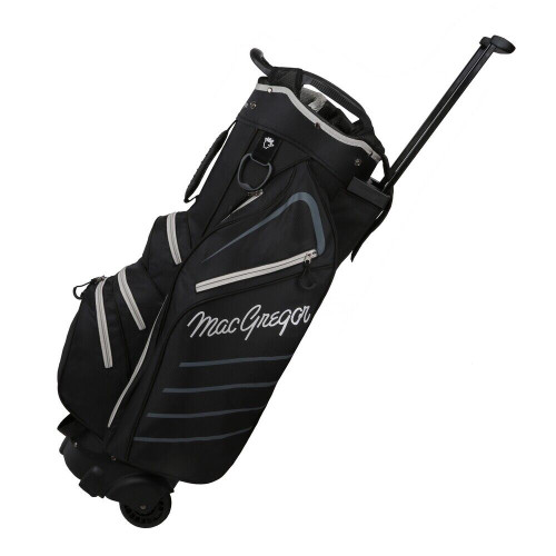 MacGregor Golf VIP Cart Bag with Built In Wheels / Handle, 14 Way Divider MacGregor Golf VIP Cart Bag with Built In Wheels / Handle, 14 Way Divider