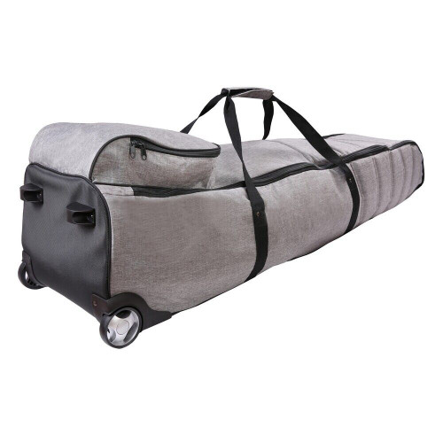 MacGregor Golf Deluxe Padded Travel Cover with Wheels, Heather Grey - Image 3