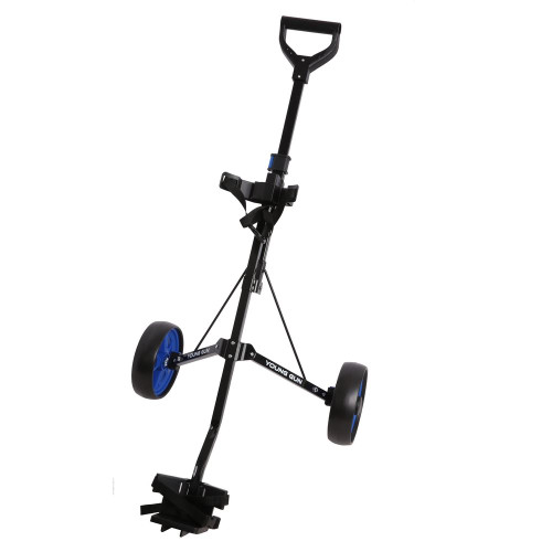Young Gun Kids Adjustable Golf Cart for Junior Golfers 3-14 Years Old - Blue - Image 0